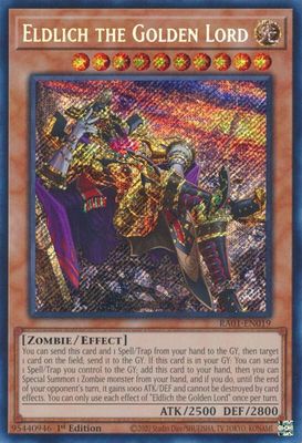 Eldlich the Golden Lord (Alternate Art) (Secret Rare) - 25th Anniversary Rarity Collection (RA01)