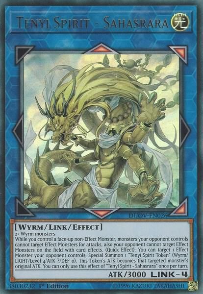 SJF Tenyi Spirit - Sahasrara - Duel Overload (DUOV) Ultra Rare