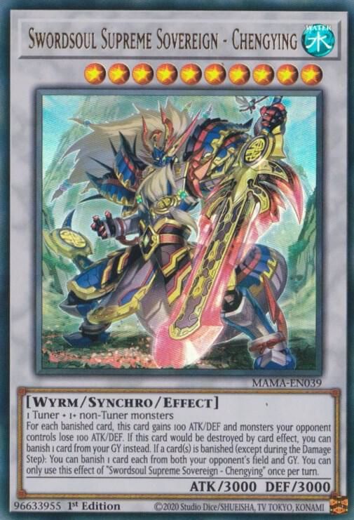 Swordsoul Supreme Sovereign - Chengying - Magnificent Mavens (MAMA) Ultra Rare