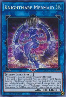 Knightmare Mermaid - 2019 Gold Sarcophagus Tin Mega Pack (MP19) Secret Rare