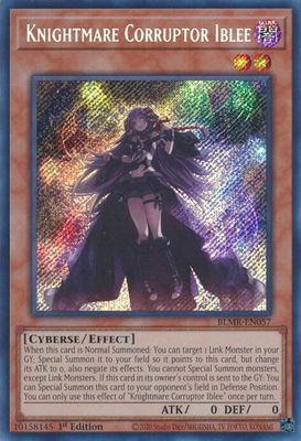 Knightmare Corruptor Iblee - Battles of Legend: Monstrous Revenge (BLMR) Secret Rare
