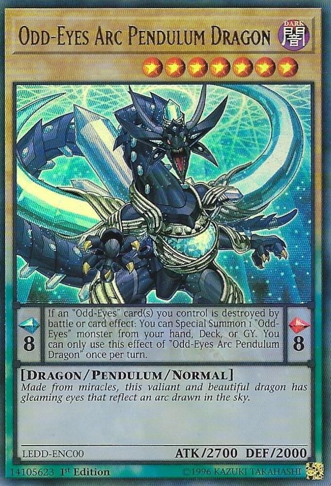 SJF Odd-Eyes Arc Pendulum Dragon - Legendary Dragon Decks (LEDD) Ultra Rare