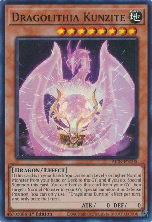 Dragolithia Kunzite - Alliance Insight (ALIN) Super Rare