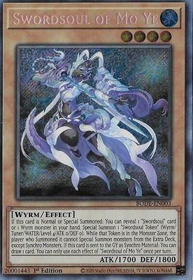 SJF Swordsoul of Mo Ye - Burst of Destiny (BODE) Secret Rare