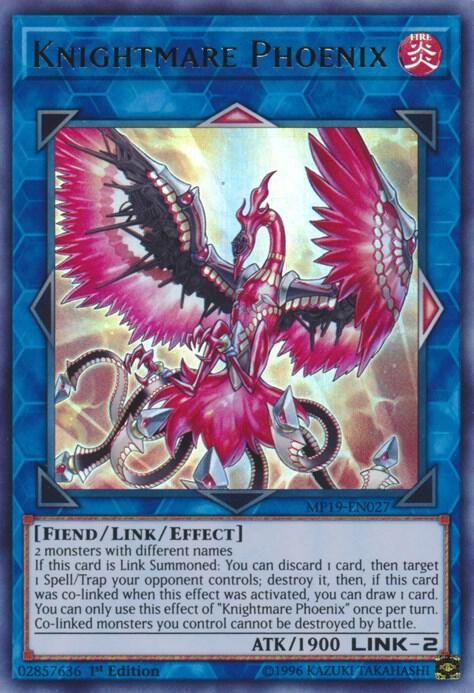 Knightmare Phoenix - 2019 Gold Sarcophagus Tin Mega Pack (MP19) Ultra Rare