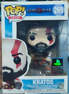 SJ1 Kratos Figura Funko Pop 269 God of War Figura