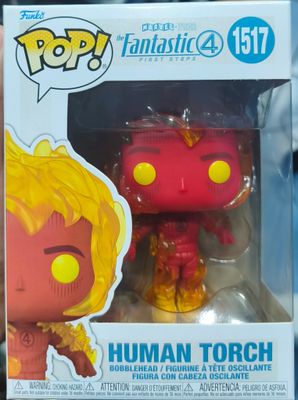 SJ1 Human Torch Figura Funko Pop 1517 Fantastic Four Figura
