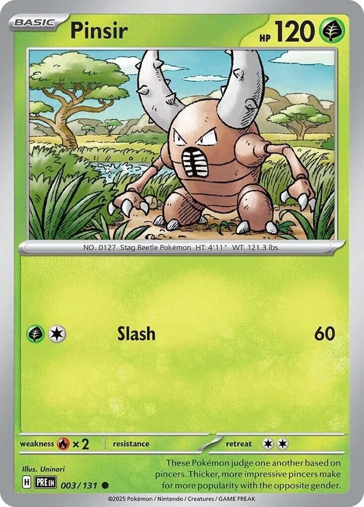 Pinsir - SV: Prismatic Evolutions (PRE)