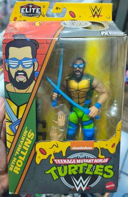SJ1 Seth Rollins Figura WWE Luchador Tortugas Ninja