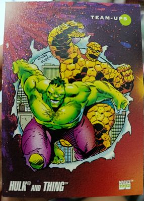 Hulk and Thing 98 Marvel 1992