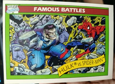 The Hulk VS Spiderman 114 Marvel 1990
