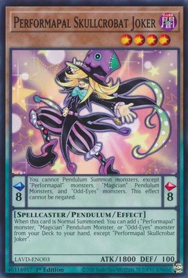 Performapal Skullcrobat Joker - Legendary Arc-V Decks (LAVD) Common