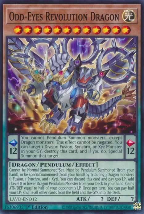 Odd-Eyes Revolution Dragon - Legendary Arc-V Decks (LAVD) Common