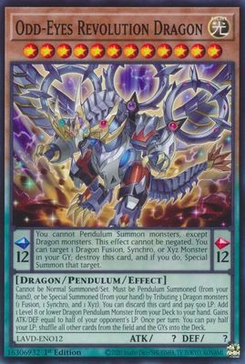 Odd-Eyes Revolution Dragon - Legendary Arc-V Decks (LAVD) Common