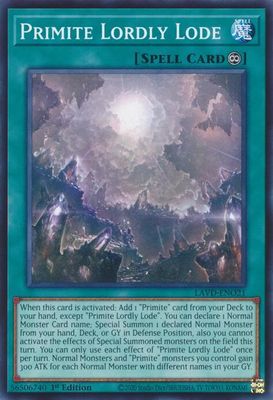 Primite Lordly Lode - Legendary Arc-V Decks (LAVD) Common