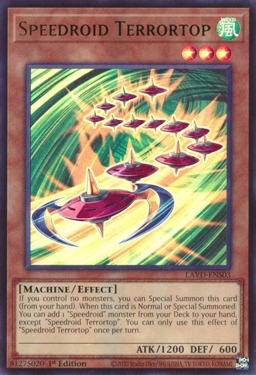 Speedroid Terrortop (UR) - Legendary Arc-V Decks (LVD) Ultra Rare
