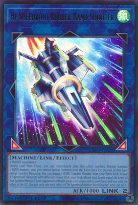 Hi-Speedroid Rubber Band Shooter (UR) - Legendary Arc-V Decks (LAVD) Ultra Rare