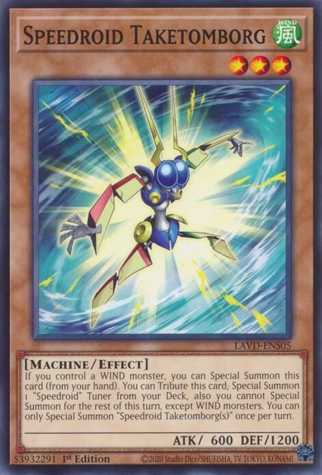 Speedroid Taketomborg - Legendary Arc-V Decks (LAVD) Common