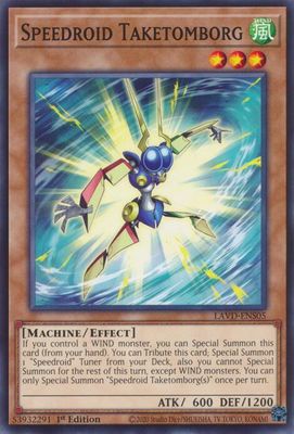 Speedroid Taketomborg - Legendary Arc-V Decks (LAVD) Common