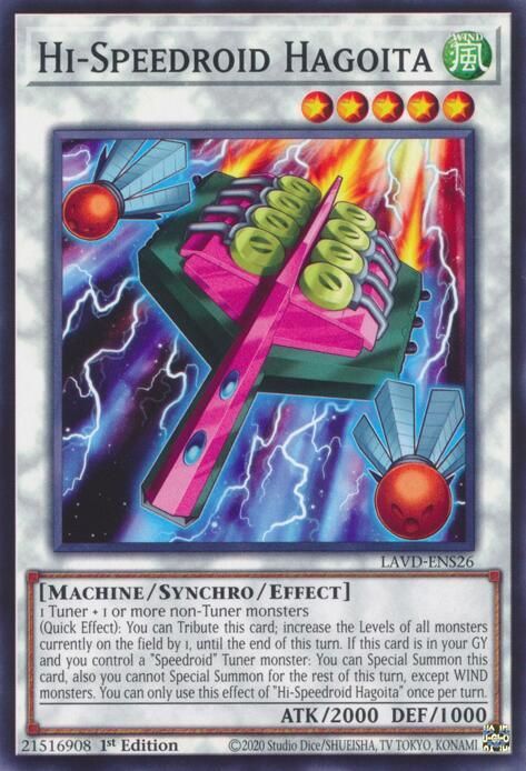 Hi-Speedroid Hagoita - Legendary Arc-V Decks (LAVD) Common