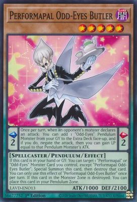 Performapal Odd-Eyes Butler - Legendary Arc-V Decks (LAVD) Common