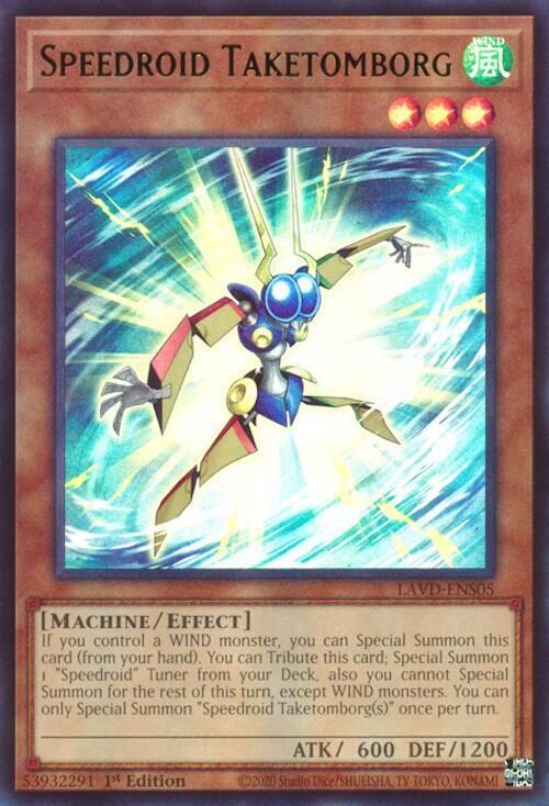 Speedroid Taketomborg (UR) - Legendary Arc-V Decks (LAVD) Ultra Rare