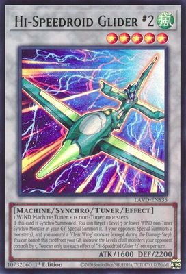 Hi-Speedroid Glider #2 (UR) - Legendary Arc-V Decks (LAVD) Ultra Rare