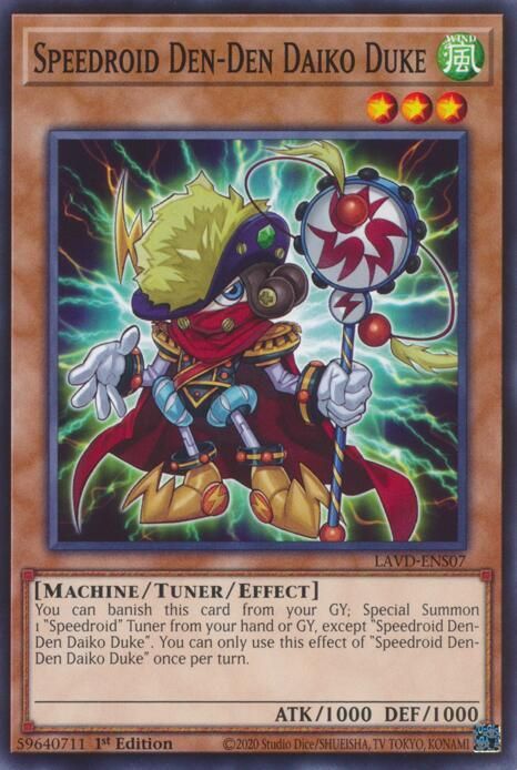 Speedroid Den-Den Daiko Duke - Legendary Arc-V Decks (LAVD) Common