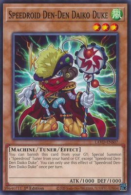 Speedroid Den-Den Daiko Duke - Legendary Arc-V Decks (LAVD) Common