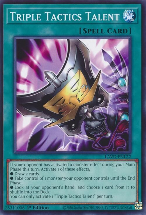 Triple Tactics Talent (LAVD-ENL22) - Legendary Arc-V Decks (LAVD) Common