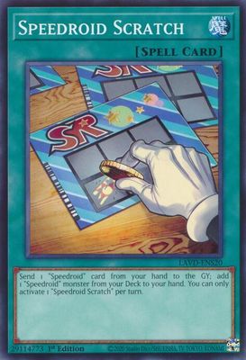 Speedroid Scratch - Legendary Arc-V Decks (LAVD) Common