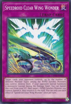 Speedroid Clear Wing Wonder - Legendary Arc-V Decks (LAVD) Common