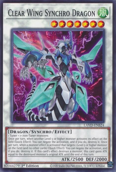 Clear Wing Synchro Dragon - Legendary Arc-V Decks (LAVD) Common