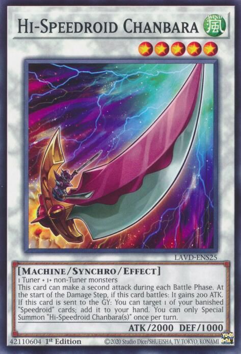 Hi-Speedroid Chanbara - Legendary Arc-V Decks (LAVD) Common