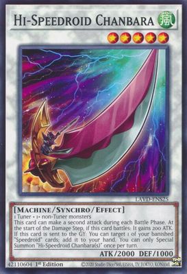 Hi-Speedroid Chanbara - Legendary Arc-V Decks (LAVD) Common