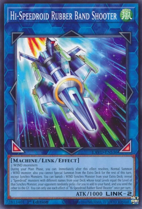Hi-Speedroid Rubber Band Shooter - Legendary Arc-V Decks (LAVD) Common