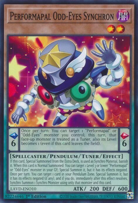 Performapal Odd-Eyes Synchron - Legendary Arc-V Decks (LAVD) Common