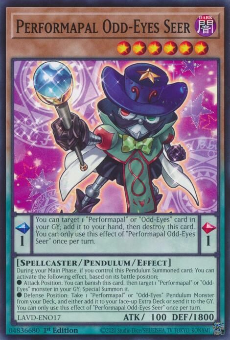 Performapal Odd-Eyes Seer - Legendary Arc-V Decks (LAVD) Common