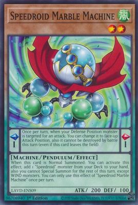 Speedroid Marble Machine - Legendary Arc-V Decks (LAVD) Common
