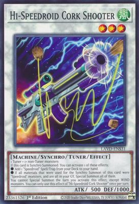 Hi-Speedroid Cork Shooter - Legendary Arc-V Decks (LAVD) Common
