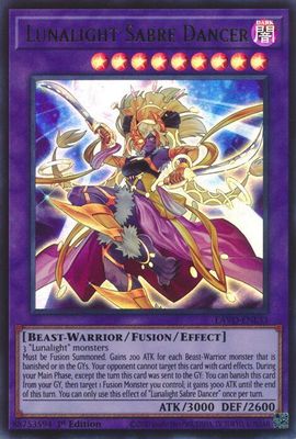 Lunalight Sabre Dancer - Legendary Arc-V Decks (LAVD) Ultra Rare