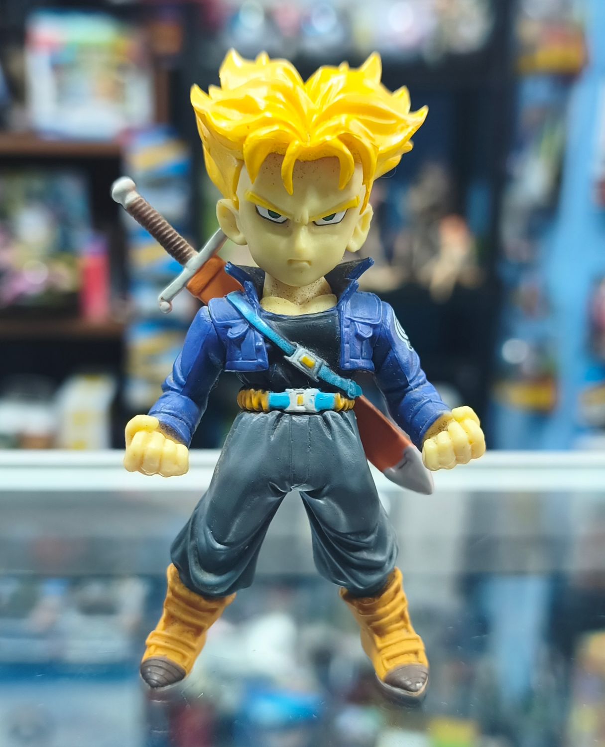 SJ1 Trunks Figura 3 Pulgadas Dragón Ball Figura