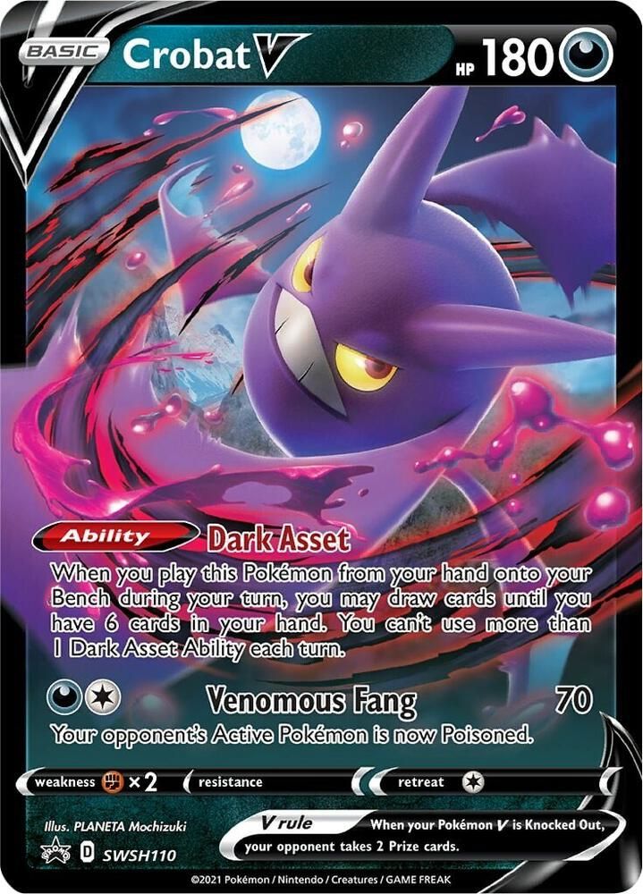 SJF Crobat V - SWSH110 - SWSH: Sword &amp; Shield Promo Cards (SWSD)