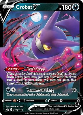 SJF Crobat V - SWSH110 - SWSH: Sword &amp; Shield Promo Cards (SWSD)