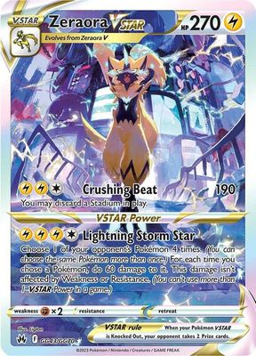 SJF Zeraora VSTAR - SWSH: Crown Zenith: Galarian Gallery (CRZ:GG)