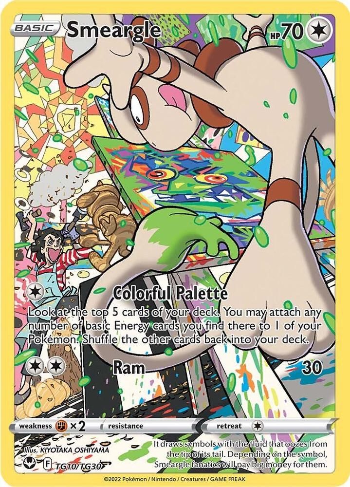 SJF Smeargle - SWSH12: Silver Tempest Trainer Gallery (SWSH12: TG)