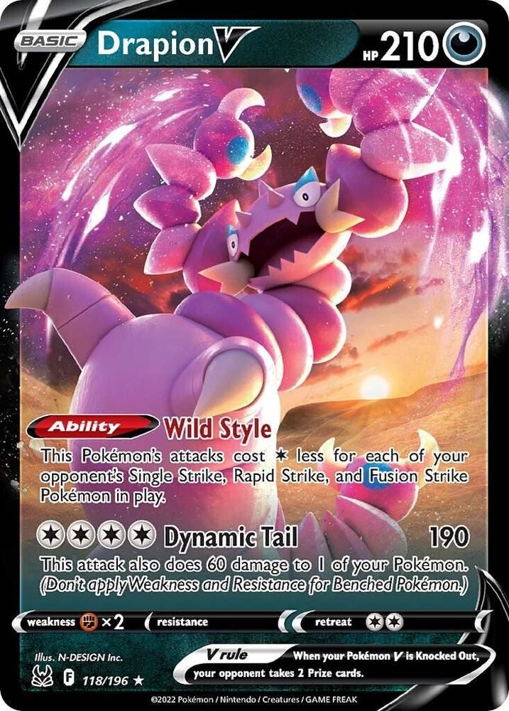 SJF Drapion V - SWSH11: Lost Origin (SWSH11)