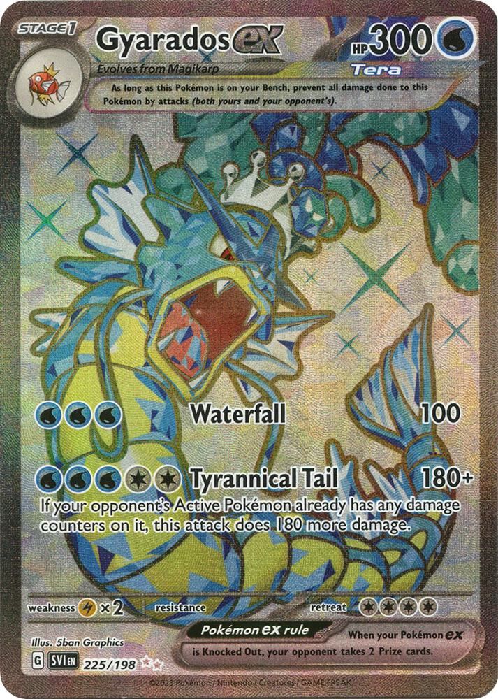 SJF Gyarados ex - 225/198 - SV01: Scarlet &amp; Violet Base Set (SVI)