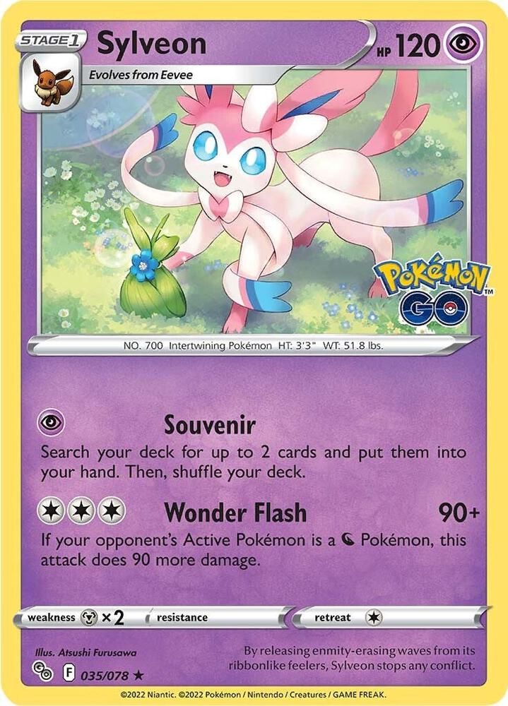 Sylveon - Pokemon GO (PGO) Holo Rare