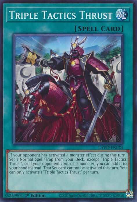 Triple Tactics Thrust - Legendary Arc-V Decks (LAVD) Common